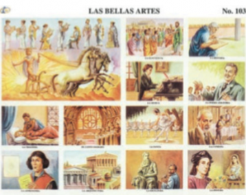 cromo-Las-Bellas-Artes